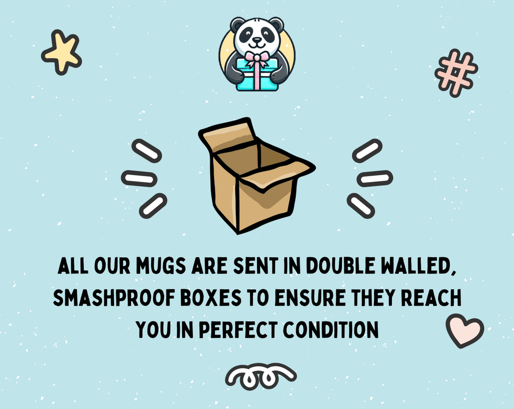 Love Hearts Mug - The Gifted Panda