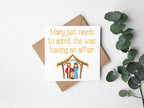 Mary Needs To Admit She Was Having An Affair - Christmas Card - The Gifted Panda