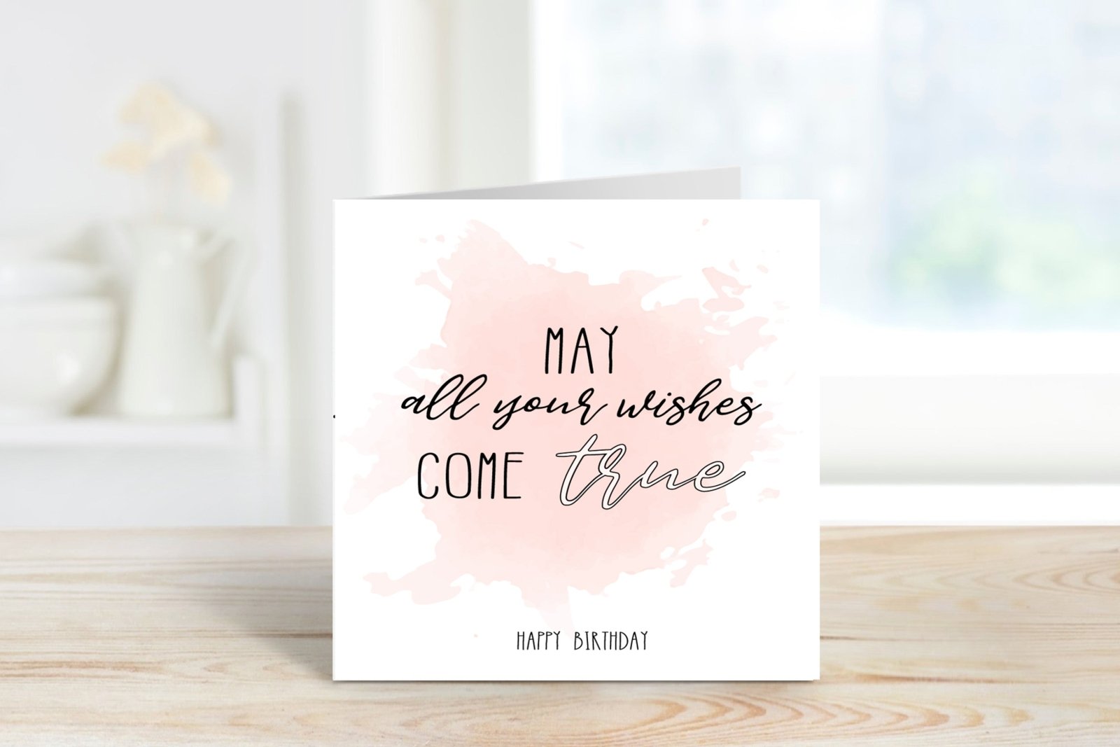 May All Your Wishes Come True Birthday Greeting Card - The Gifted Panda