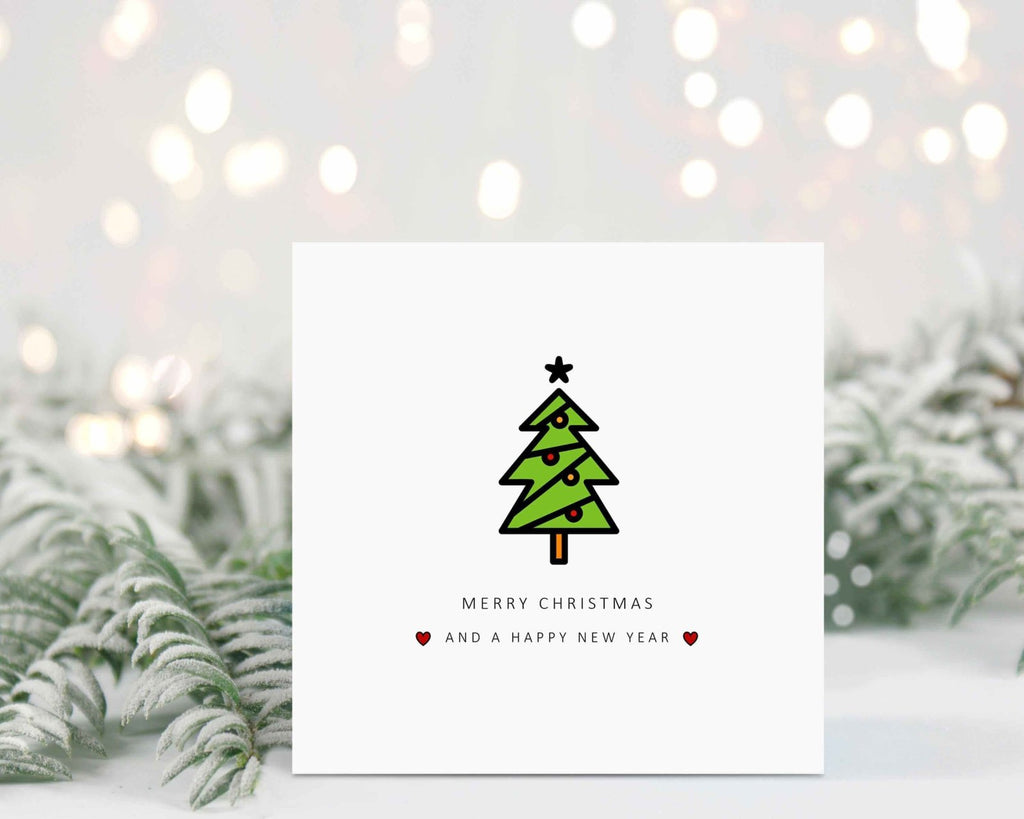 Merry Christmas Card - Set Of 4 - The Gifted Panda