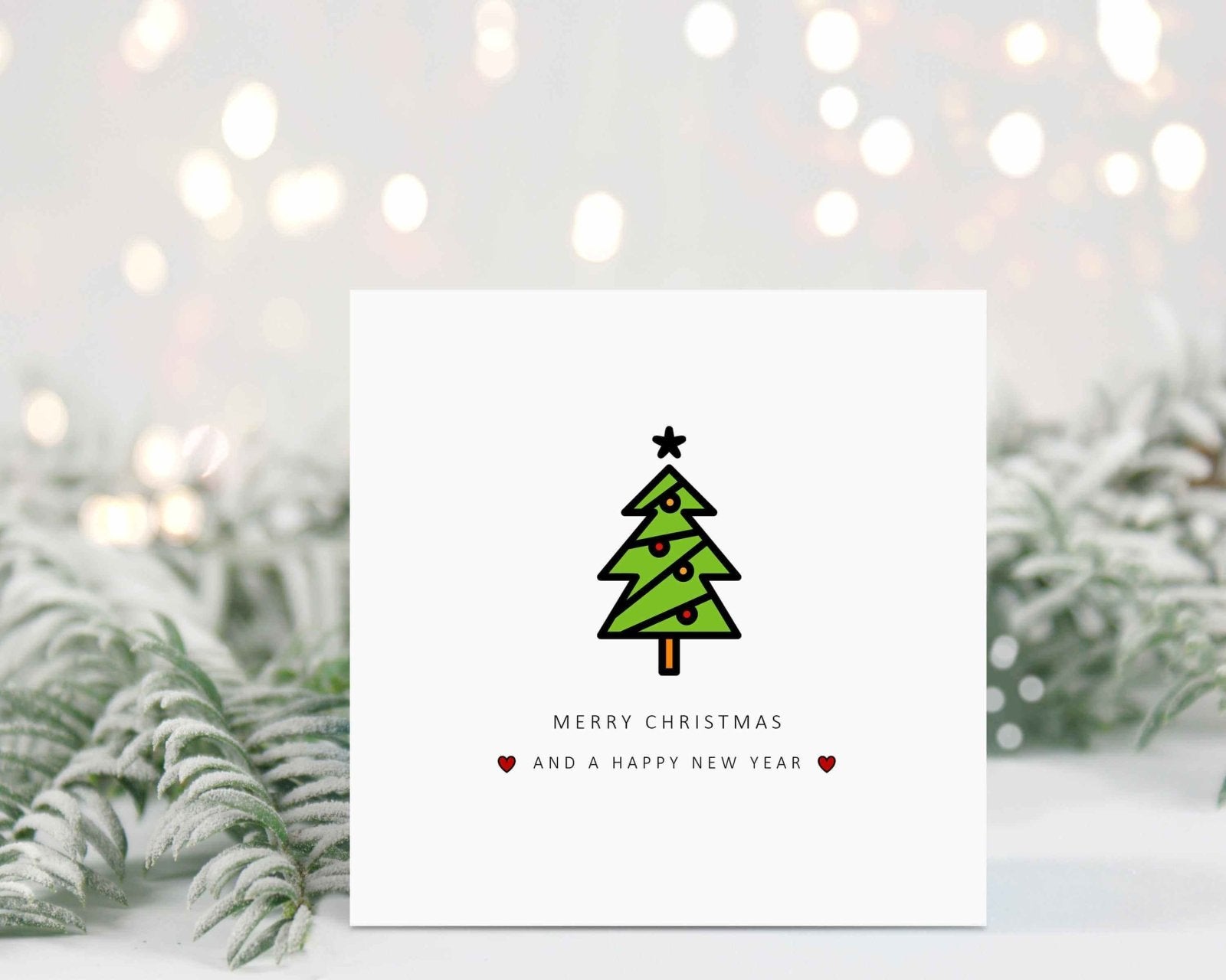 Merry Christmas Card - Set Of 4 - The Gifted Panda