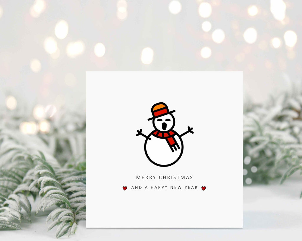 Merry Christmas Card - Set Of 4 - The Gifted Panda