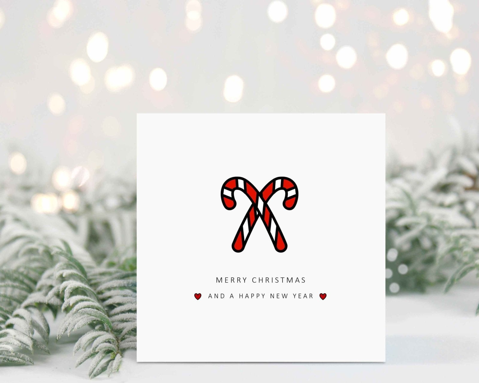 Merry Christmas Card - Set Of 4 - The Gifted Panda
