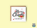 Merry Christmas To The Biggest .... That works Here RUDE Christmas Card - The Gifted Panda