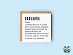 Mum Definition 2 Card - The Gifted Panda