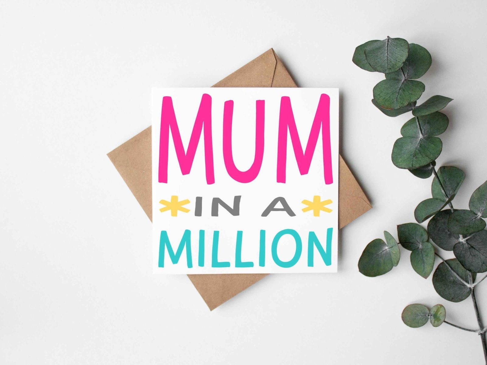 Mum In A Million Greetings Card Secondary image
