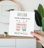 Mum You Will Always Be My Best - Tea Card - The Gifted Panda