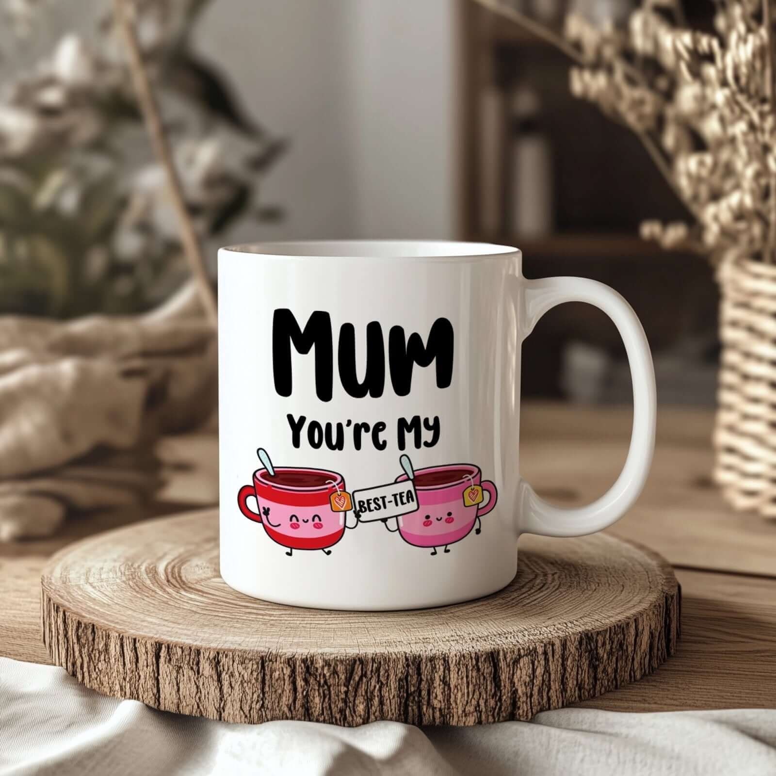 Mum You're My Best - Tea Mug - The Gifted Panda