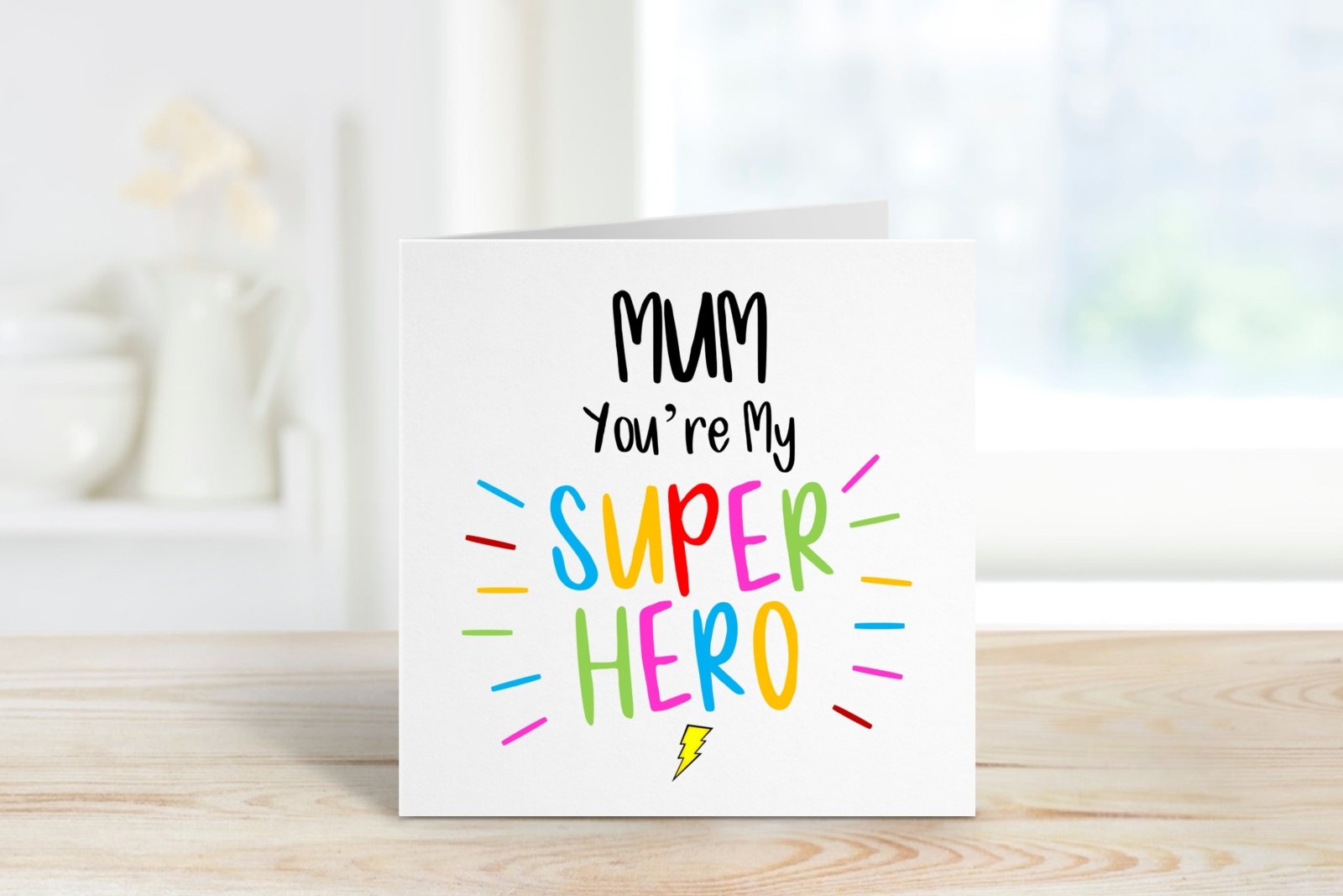 Mum You're My Superhero Card Secondary image