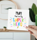 Mum You're My Superhero Card - The Gifted Panda