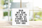 My Aim In Life Greetings Card - The Gifted Panda