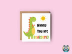 Nanny You Are Roarsome Card - The Gifted Panda