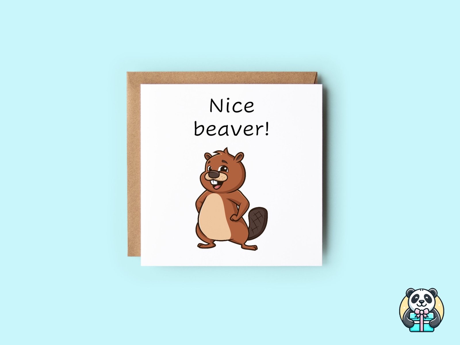 Nice Beaver Card - The Gifted Panda Main image