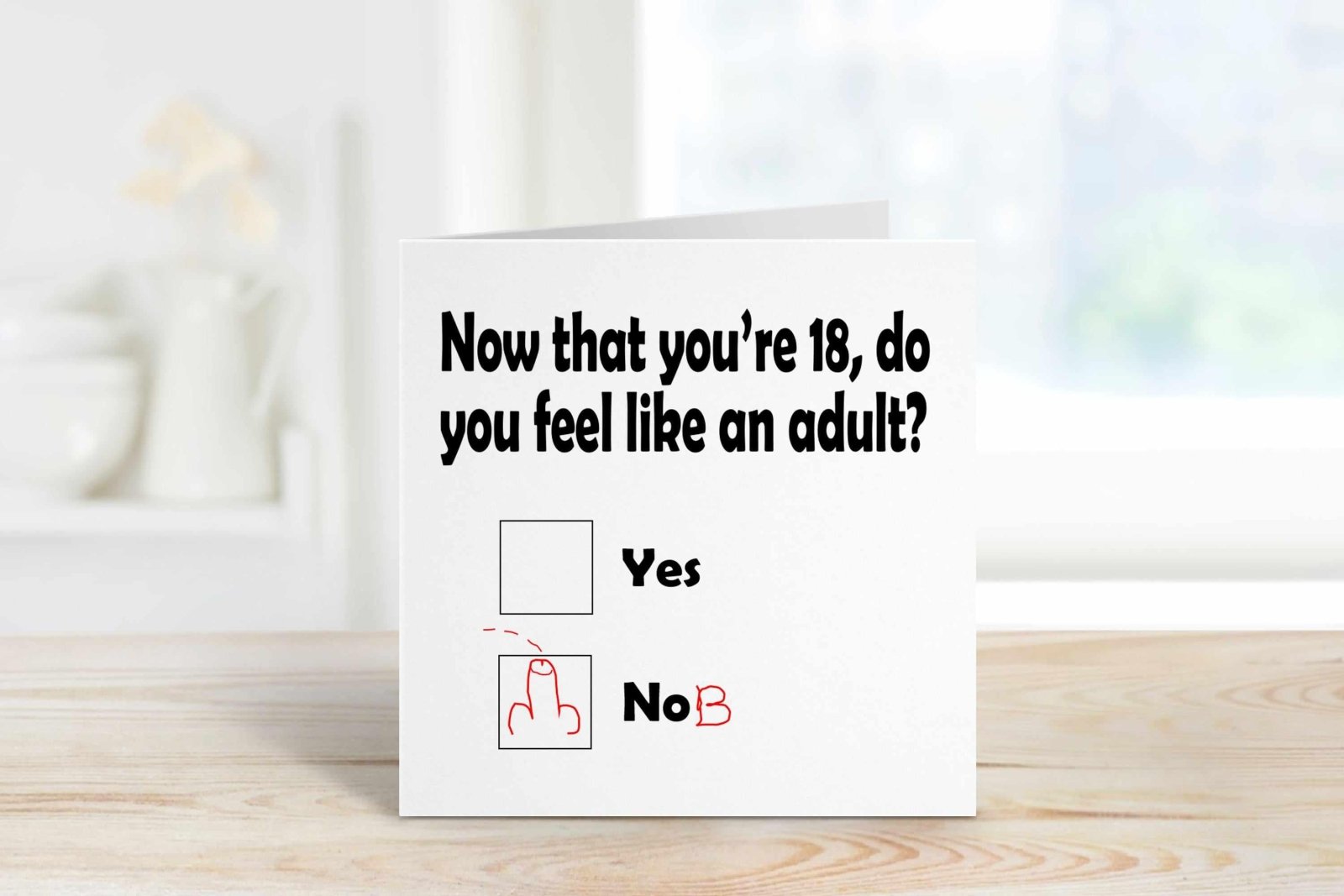 Now You Are 18 Do You Feel Like An Adult - Nob - The Gifted Panda