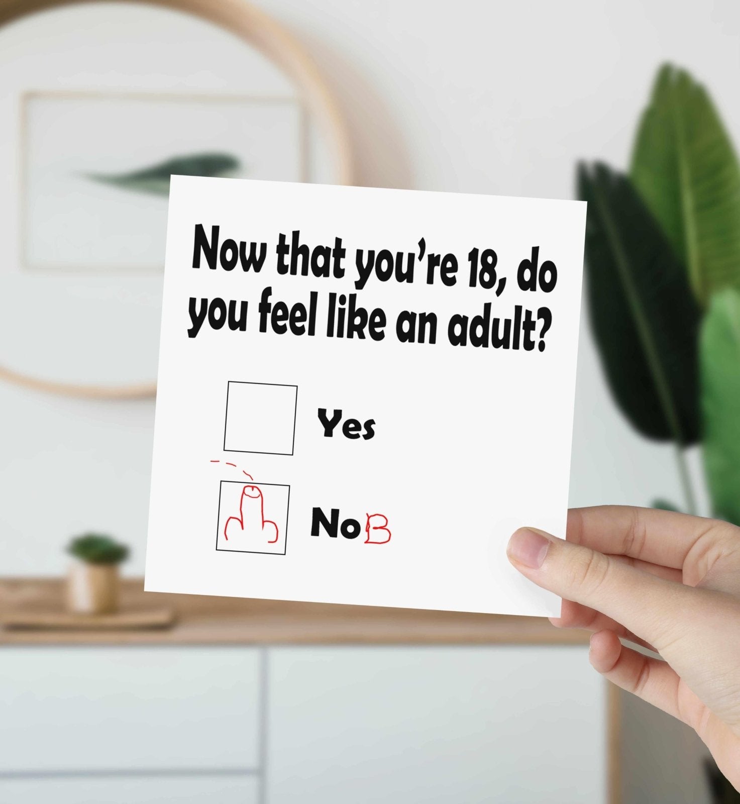 Now You Are 18 Do You Feel Like An Adult - Nob - The Gifted Panda