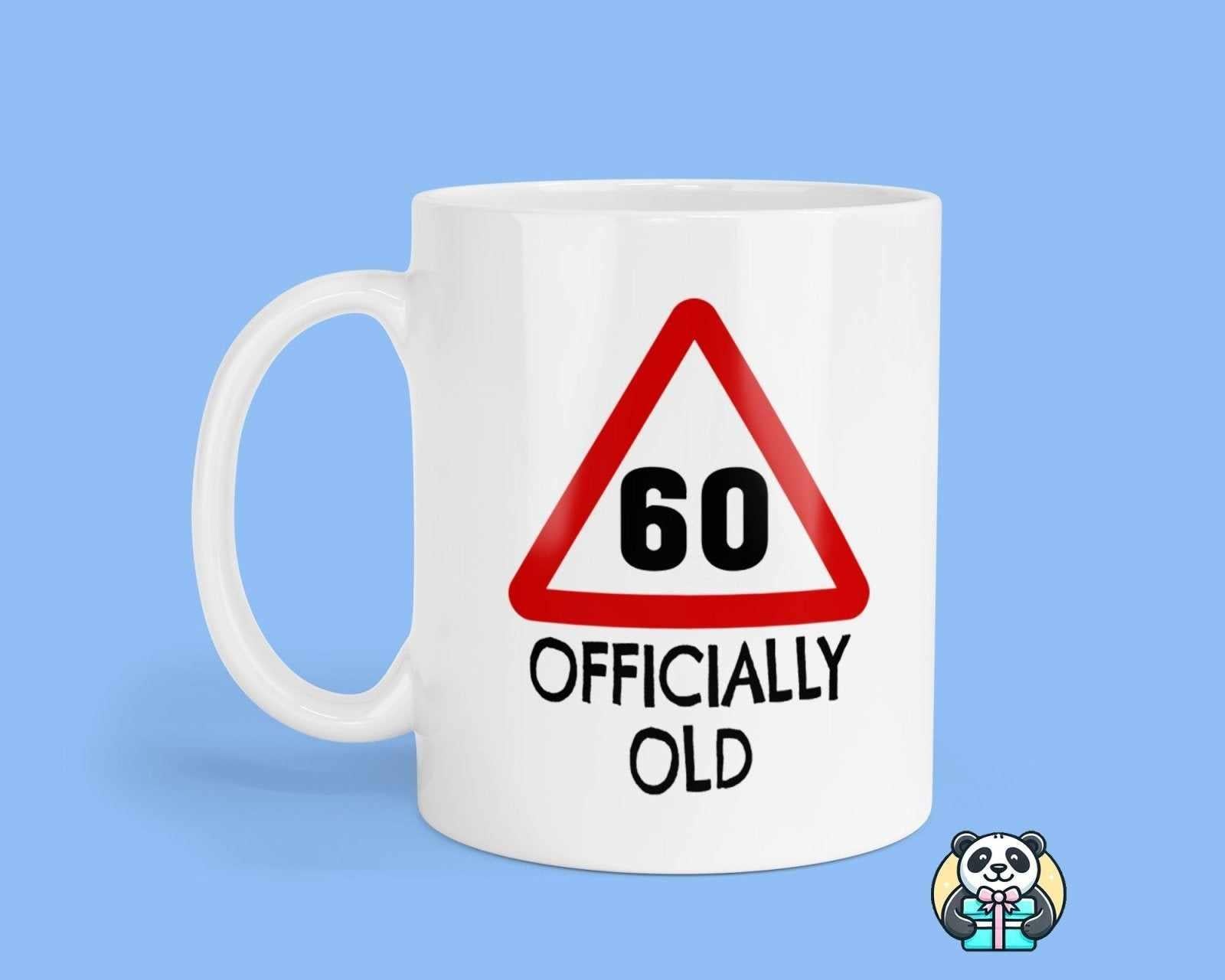 Officially Old Birthday Mug - The Gifted Panda