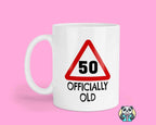 Officially Old Birthday Mug - The Gifted Panda
