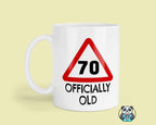 Officially Old Birthday Mug - The Gifted Panda