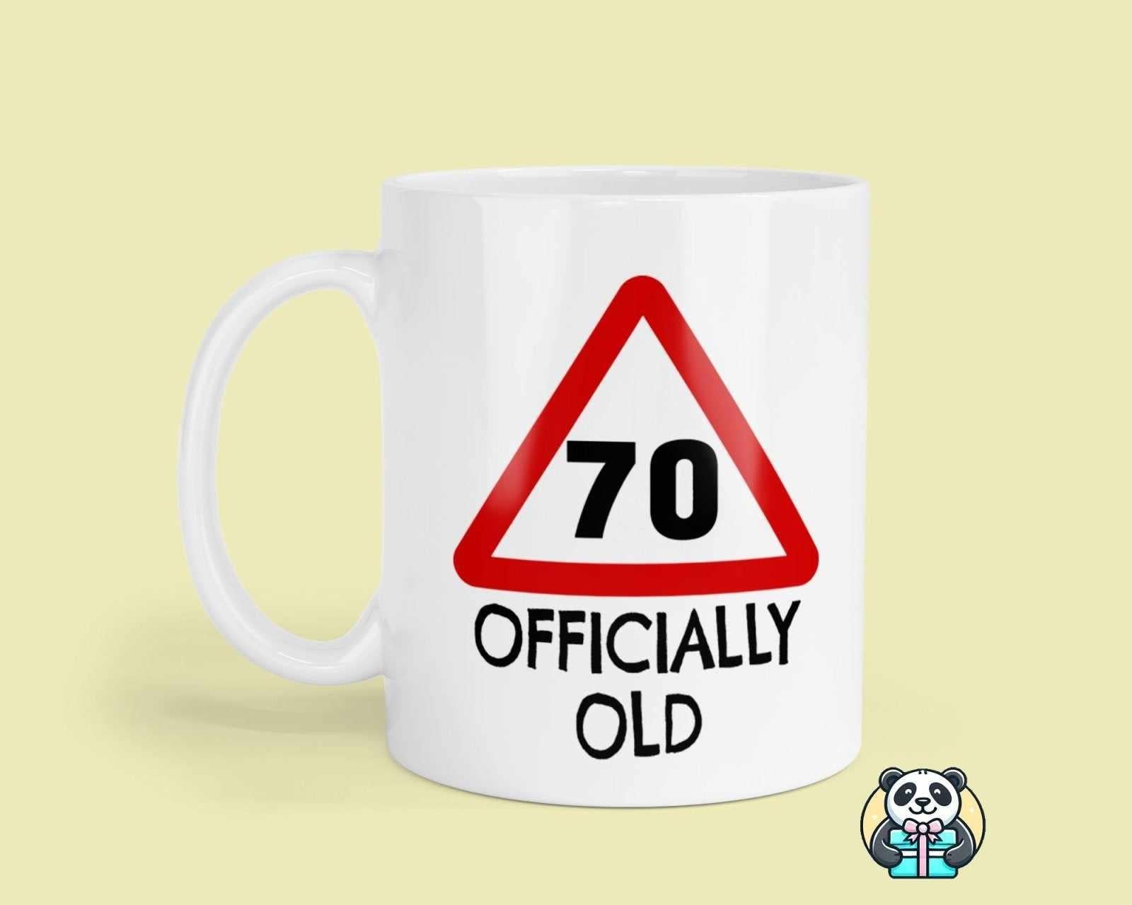 Officially Old Birthday Mug - The Gifted Panda
