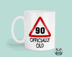 Officially Old Birthday Mug - The Gifted Panda