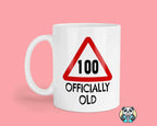 Officially Old Birthday Mug - The Gifted Panda