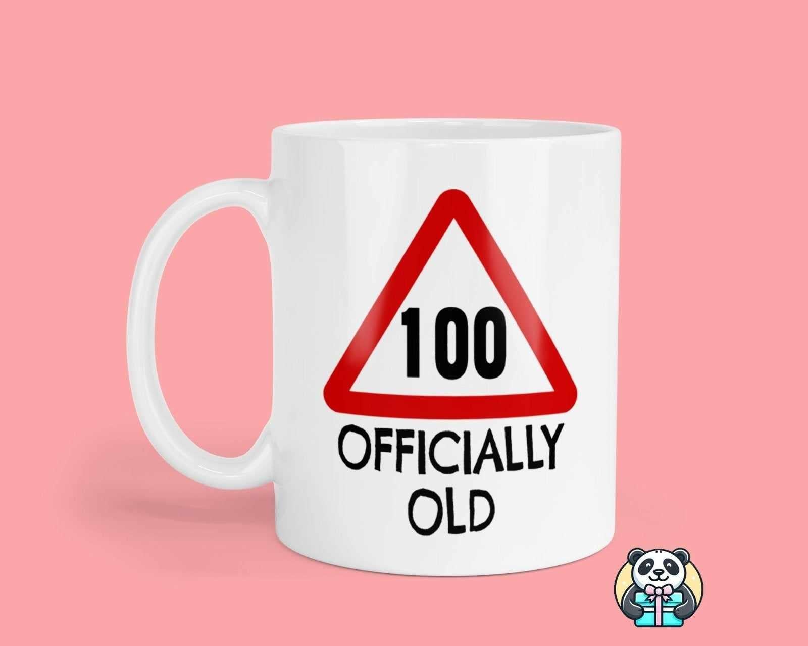 Officially Old Birthday Mug - The Gifted Panda