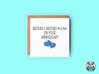 On Your Anniversary Brother/Brother In Law Card - The Gifted Panda