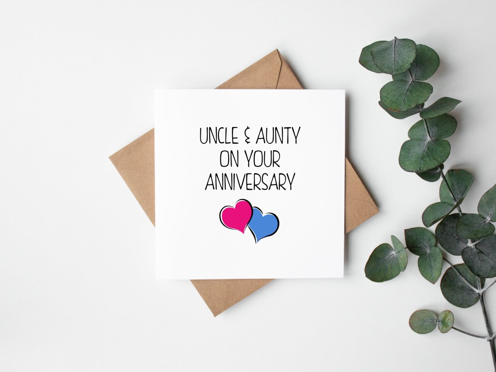 On Your Anniversary Uncle/Aunty Card - The Gifted Panda
