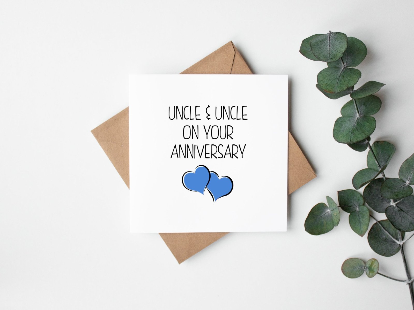 On Your Anniversary Uncle/Uncle Card Secondary image