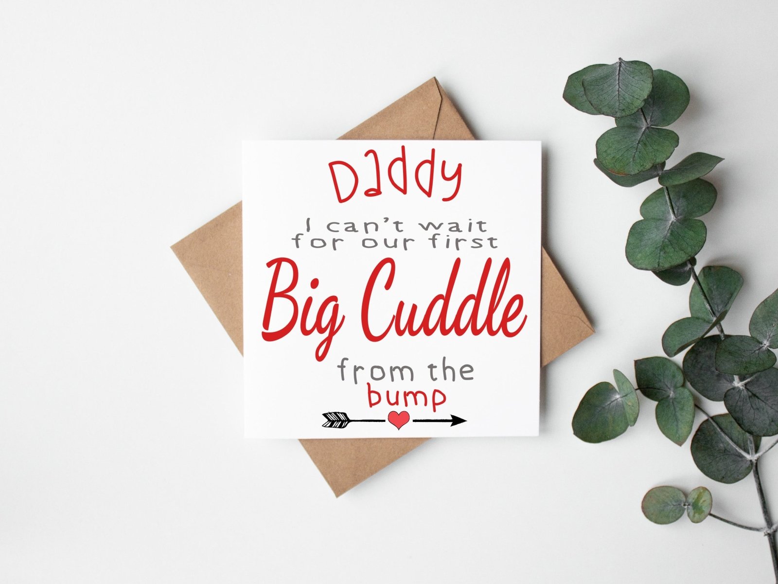 Our First Big Cuddle Father's Day Greetings Card Secondary image
