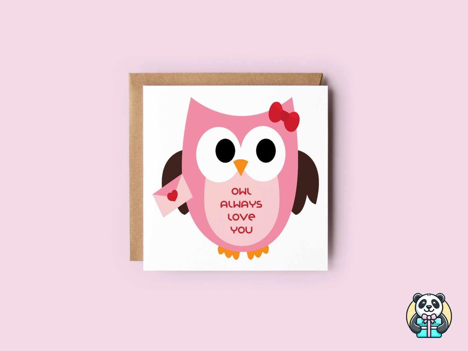 Owl Always Love You Greetings Card - The Gifted Panda