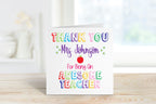 Personalised Awesome Teacher Card - The Gifted Panda