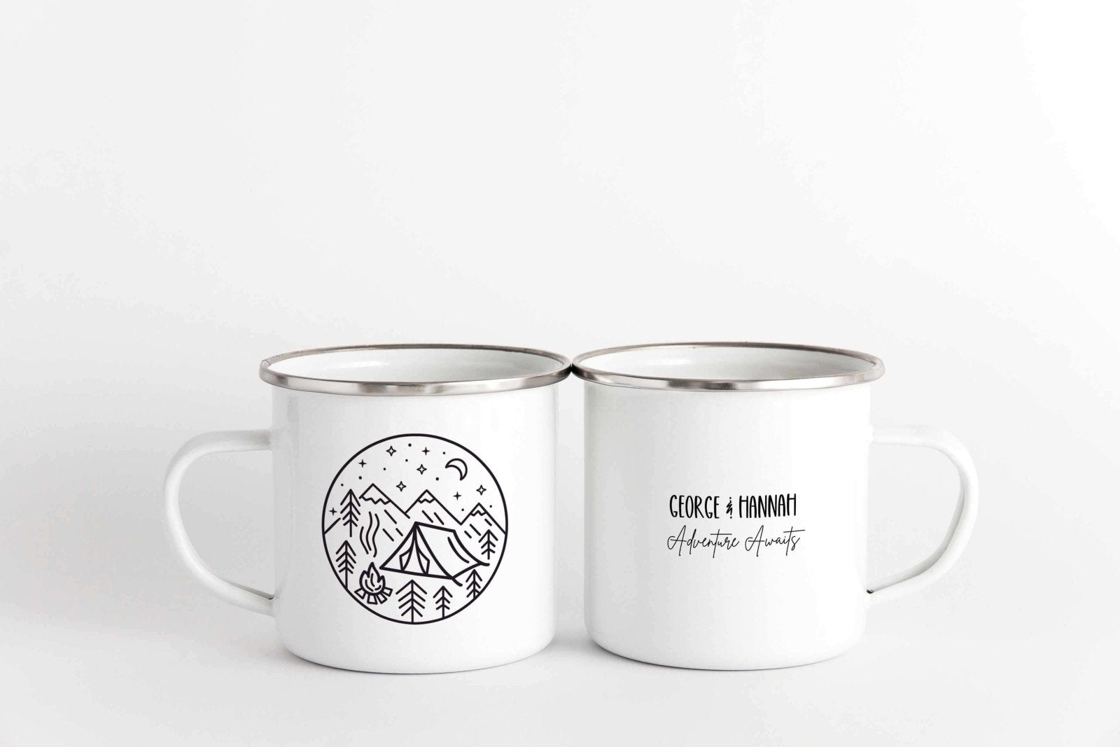 Personalised Couples Camping Mug - The Gifted Panda Main image