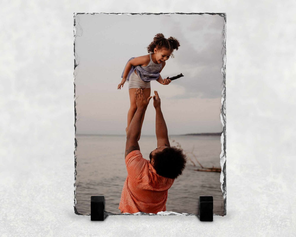 Personalised Father's Day Photo Slate Gift - The Gifted Panda