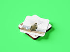Personalised Fishing Coaster - Background B - The Gifted Panda