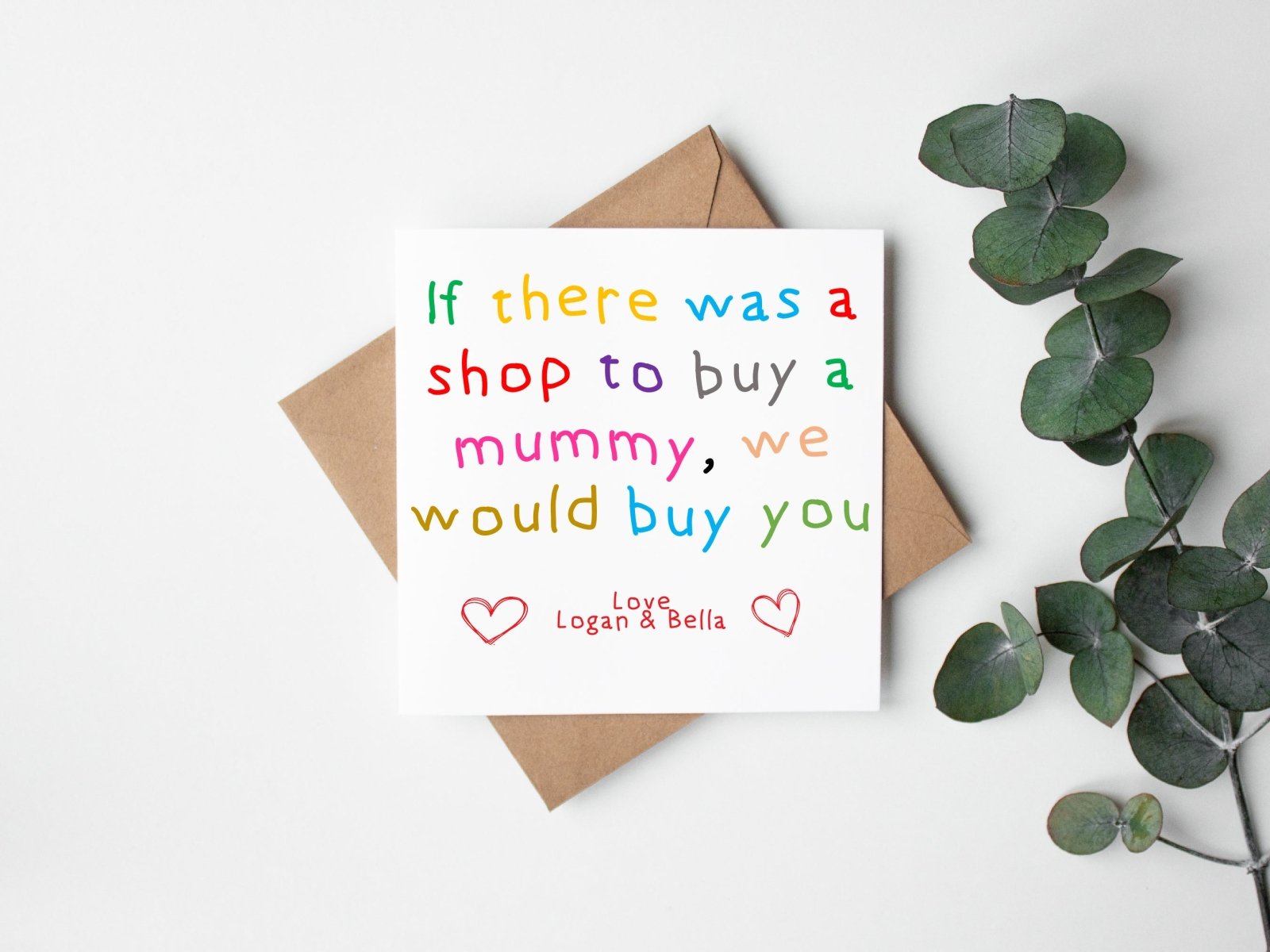 Personalised If There Was A Shop To Buy A Mummy Card - The Gifted Panda