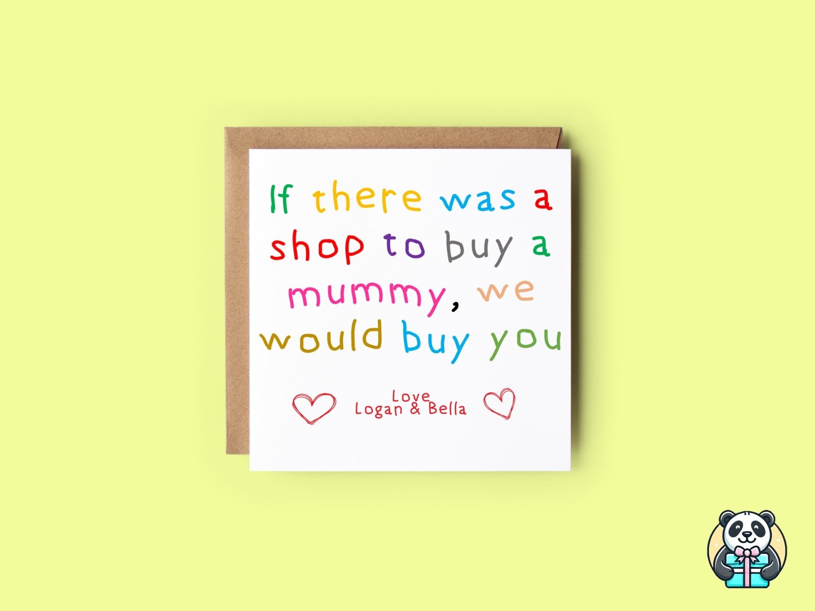 Personalised If There Was A Shop To Buy A Mummy Card - The Gifted Panda