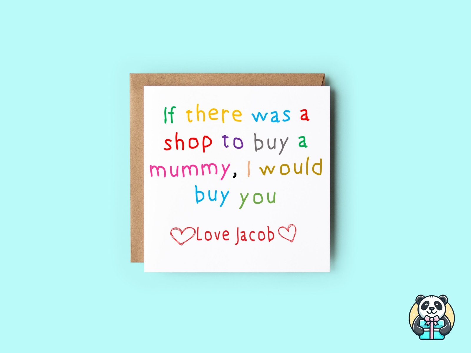 Personalised If There Was A Shop To Buy A Mummy Card - The Gifted Panda Main image