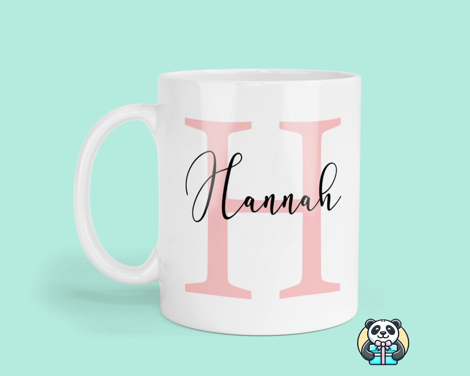 Personalised Letter Name Mug - The Gifted Panda