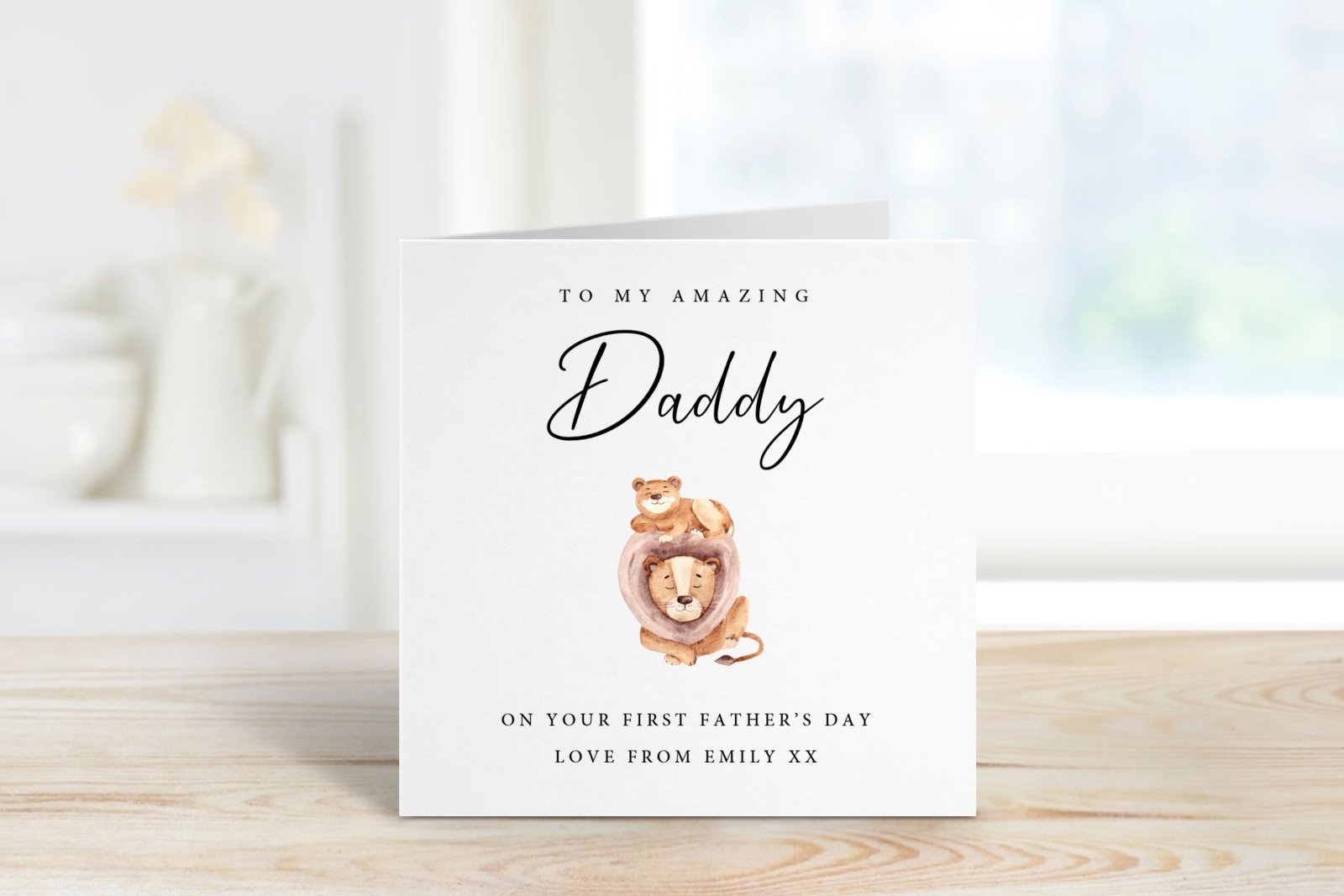 Personalised My First Father's Day Greetings Card Secondary image