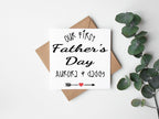 Personalised Our First Fathers Day Greetings Card - The Gifted Panda