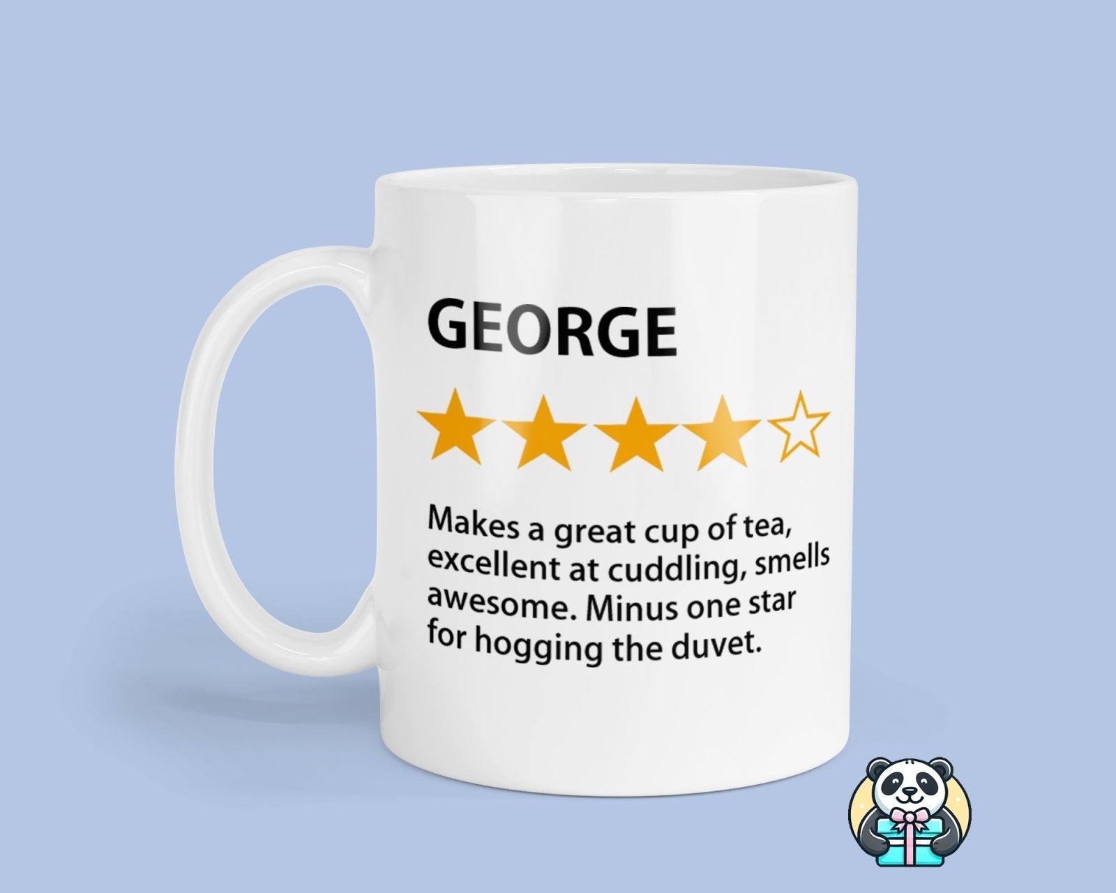 Personalised Review Mug - The Gifted Panda Main image