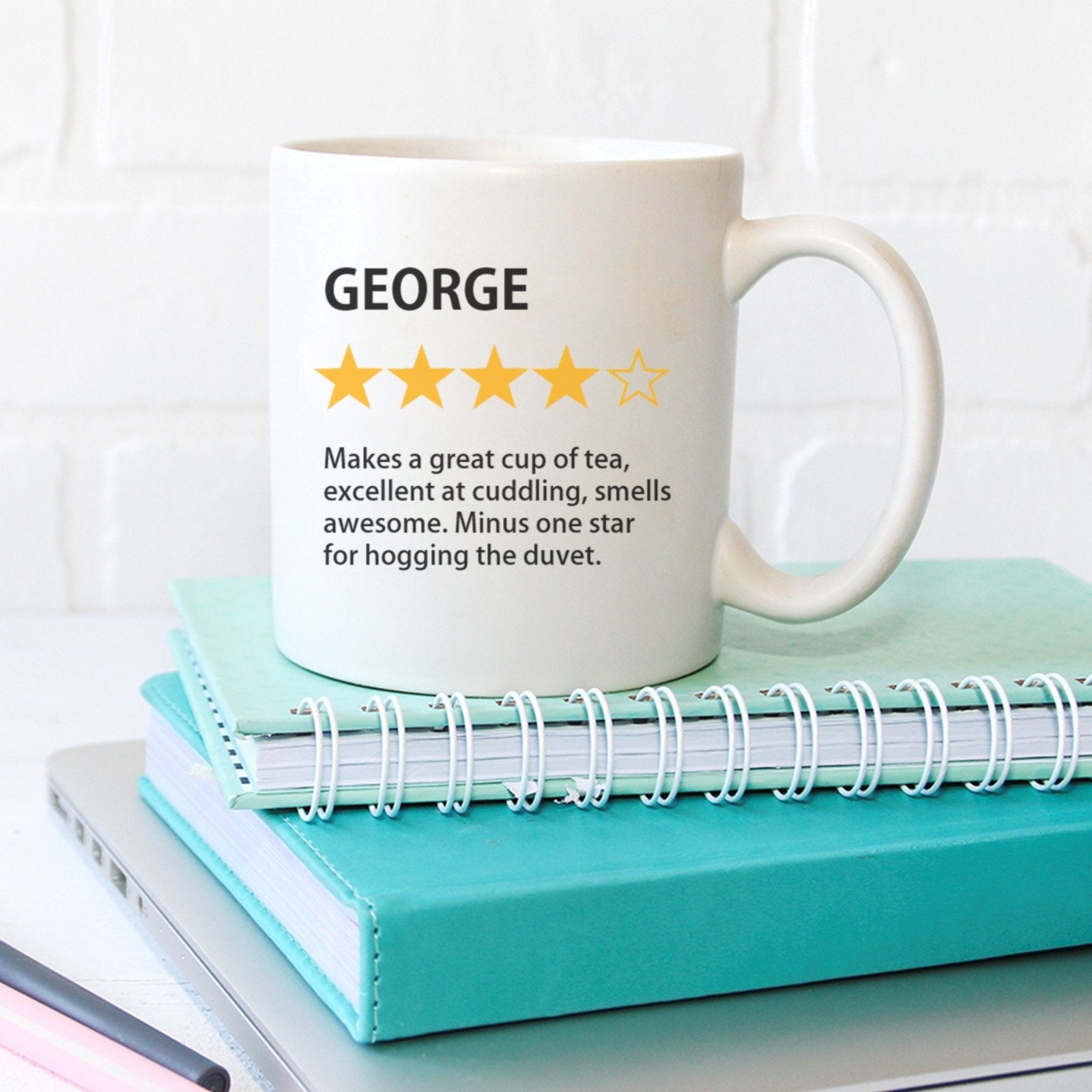 Personalised Review Mug - The Gifted Panda