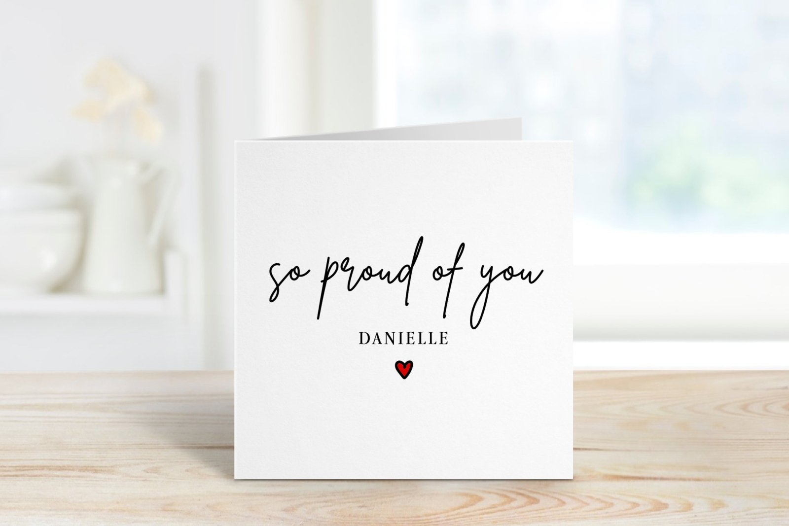 Personalised So Proud Of You Card Secondary image