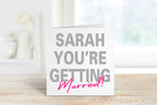 Personalised You're Getting Married Greeting Card - The Gifted Panda