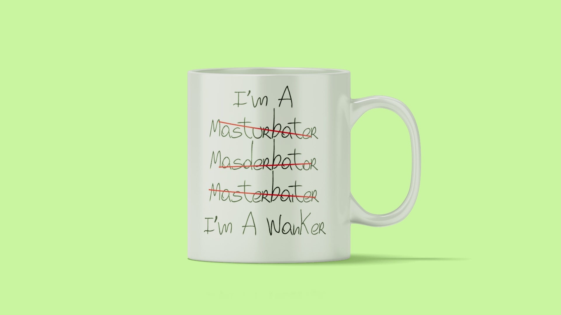 I'm A Wanker Novelty Mug