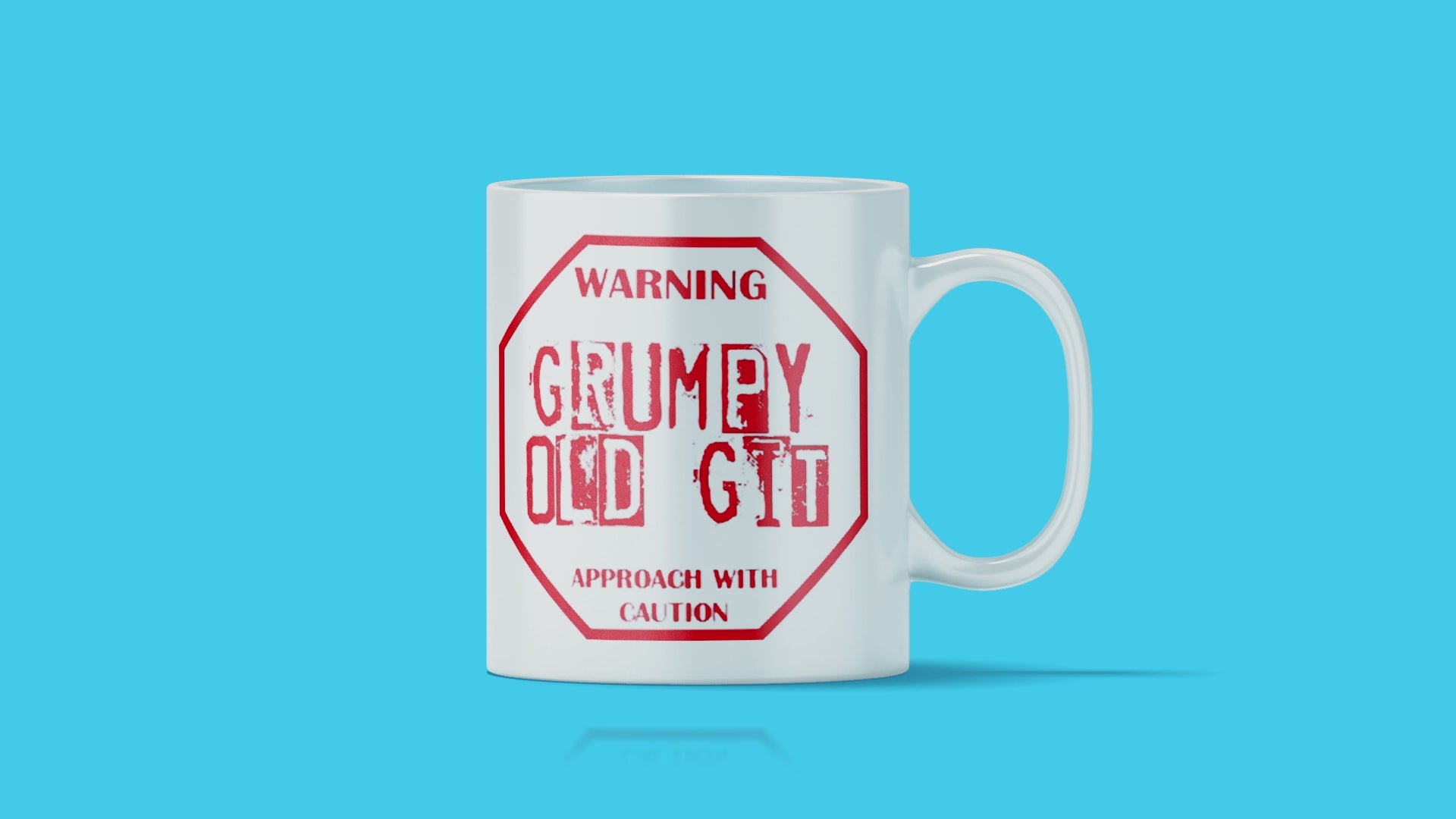 Caution - Grumpy Old Git Mug