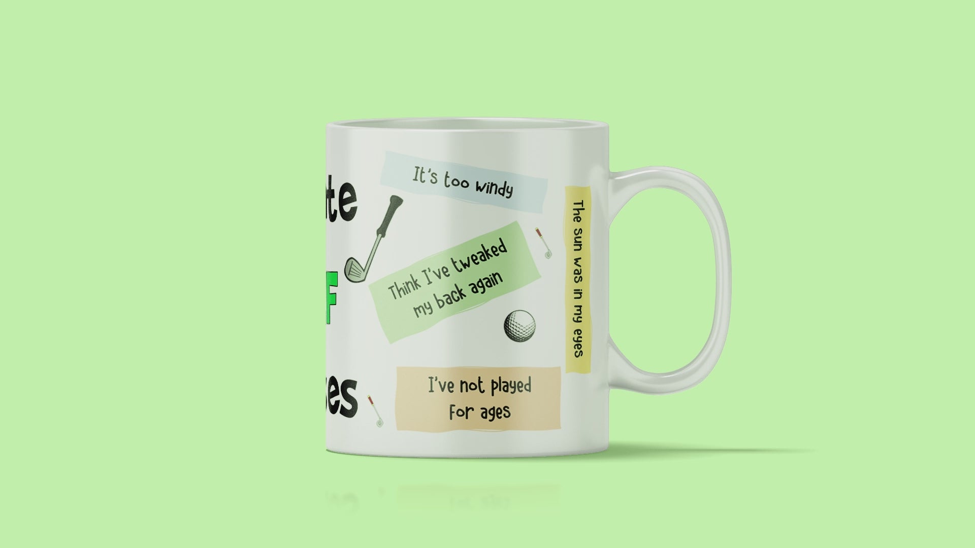 Ultimate Golf Excuses Mug