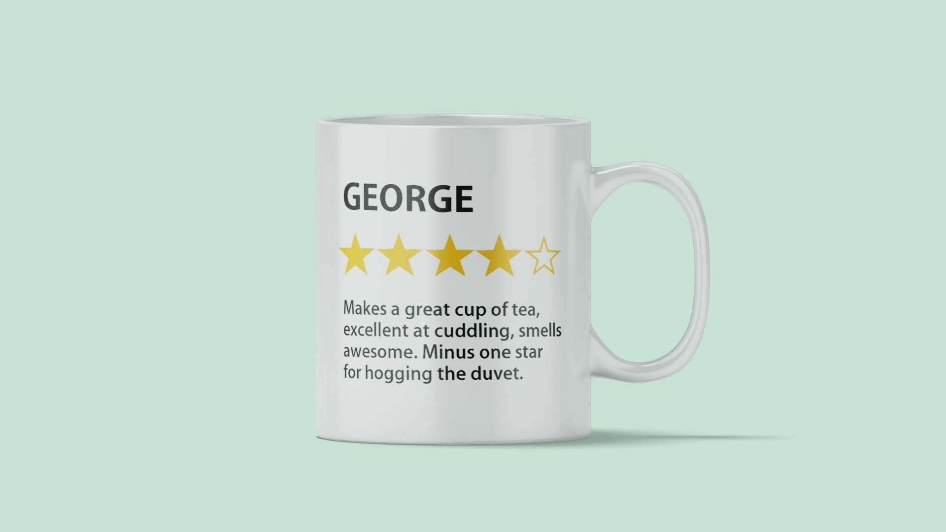 Personalised Review Mug