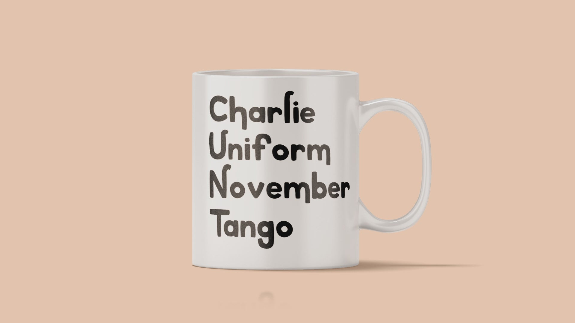 Charlie Uniform November Tango - Mug
